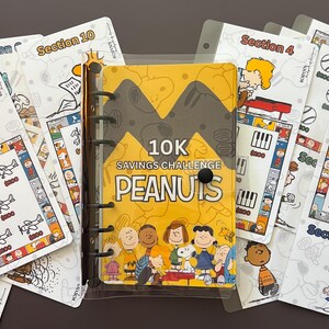 Peanuts Savings Challenge Binder | 10K 5K 3K bild 4
