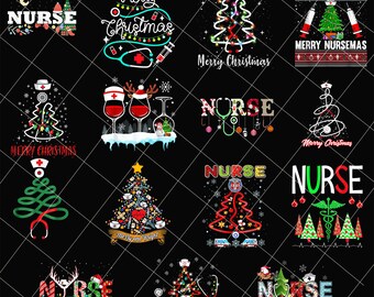 Download Nurse Christmas Svg Etsy SVG Cut Files