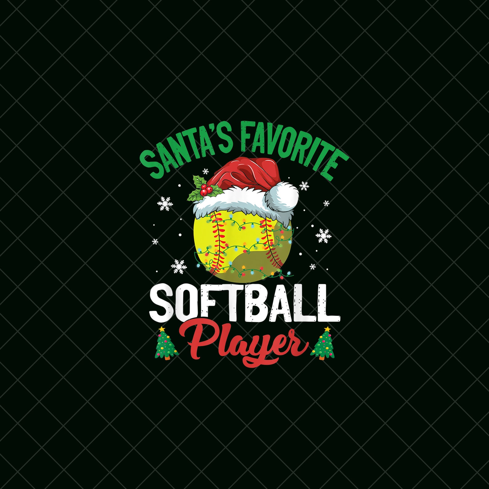 Softball Christmas 30 PNG Bundle Softball Christmas Tree Png Etsy