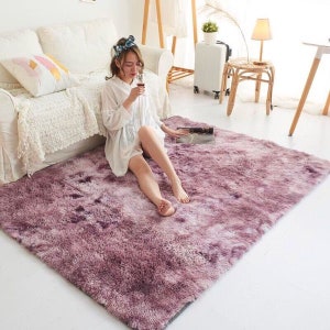 VENTE Tapis de fourrure, Tapis de salon, Décor d’accueil, Tapis de chambre à coucher, Tapis de chambre d’enfants