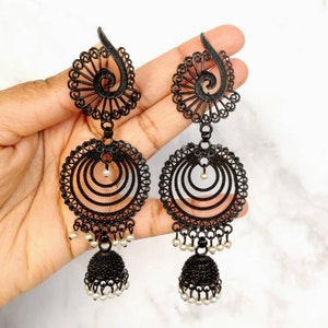 Spiral jhumka store