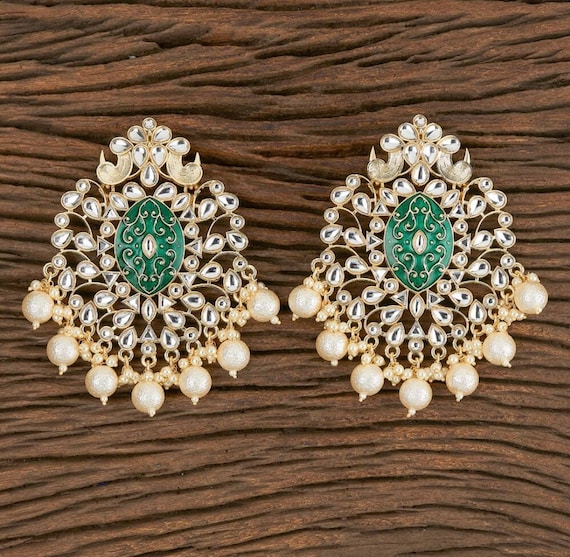 Molika Latest Traditional Stylish Oxodised Gold Pearl Moti Jhumkas Jhumka  Jhumki Earrings for Women Girls design : Amazon.in: Fashion