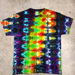 Rain Dyed Halloween Glitch T-Shirt - 100% Cotton
