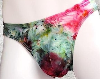 Rain Dyed Modal Low Rise Briefs - Caffeine Inspired Christmas