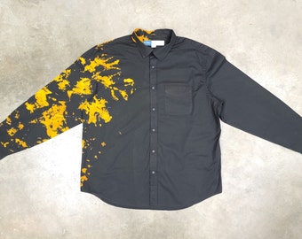 Geode + Tie Dyed | NYE Button Down - XLARGE