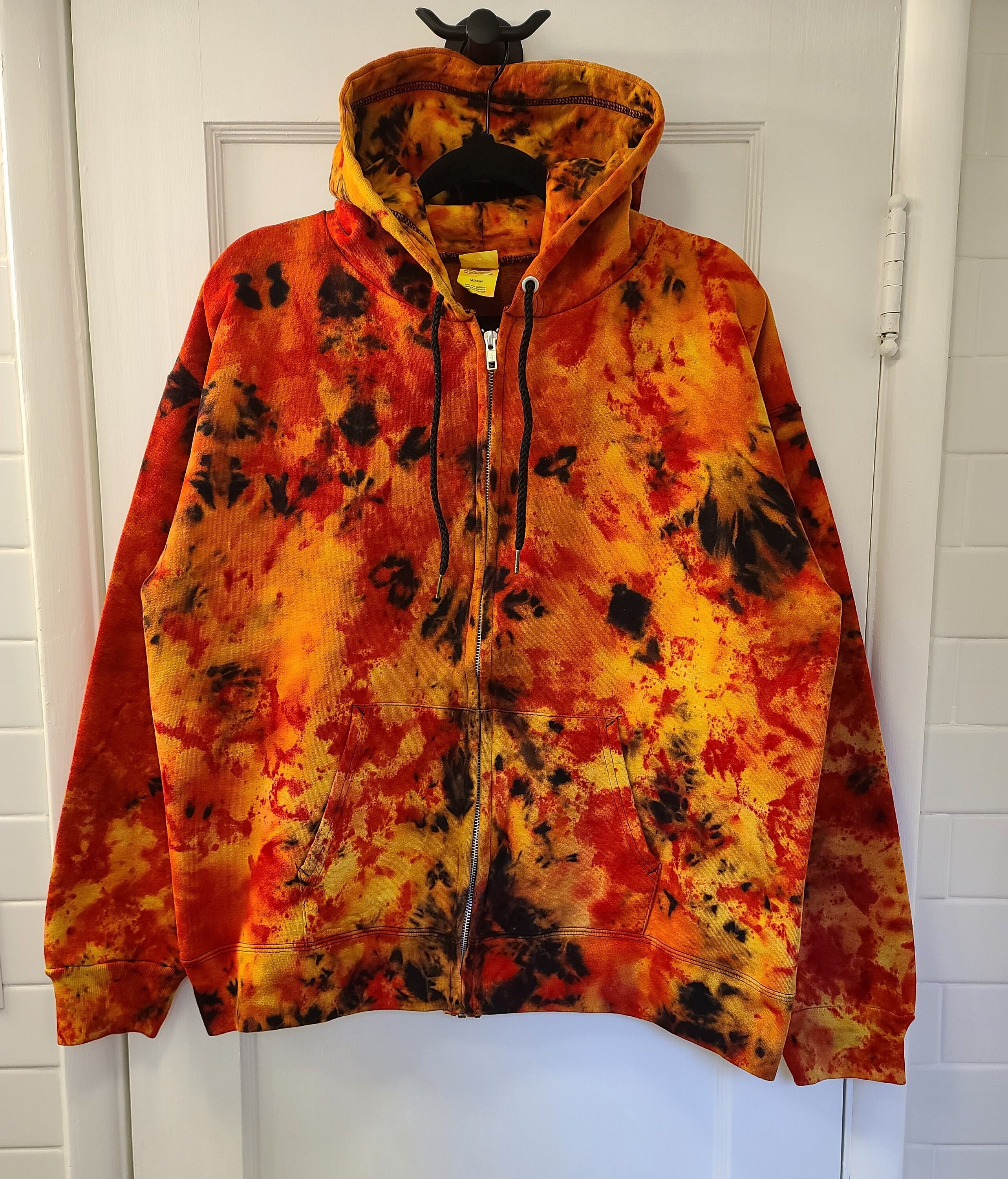 NEON ORANGE TIE DYE HOODIE 435T パーカー NEON ORANGE TIE DYE HOODIE 435T パーカー トップス