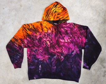 Reverse + Rain Dyed | Pullover Hoodie - LARGE