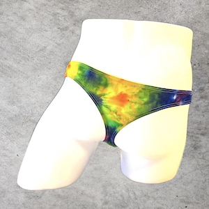 HWI Gefärbt | Zerknitterte Regenbogen Pride Herren Modal Low Rise Strings