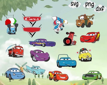 Disney Cars Svg Etsy