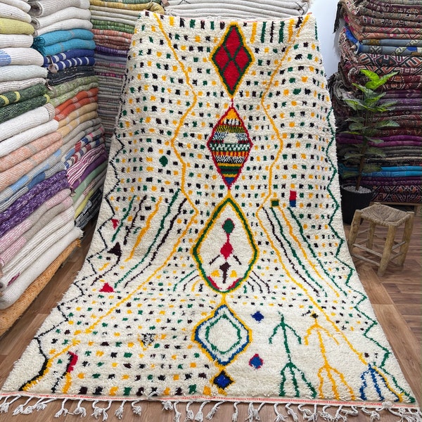 Amazing Moroccan rug From Azilal ,  Berber checkered rug, Checkered area rug -Checkerboard Rug -beniourain rug, Soft Colored Rug ,Custom rug