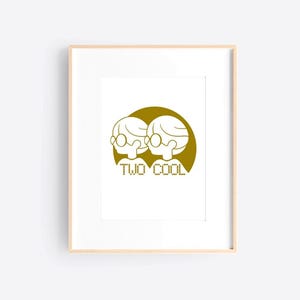5 x 7 pouces Impression artistique | DEUX FRAIS | Illustration originale de décoration murale esthétique