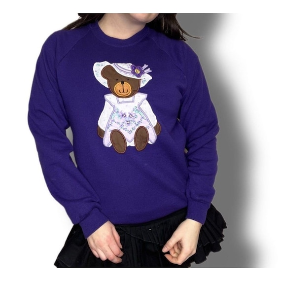 Vintage bear sweatshirt hot sale
