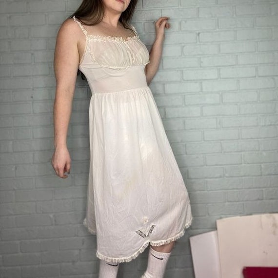 Vintage 1940s Lady Duff Nightgown Slip Dress - image 2