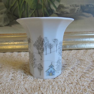 Rosenthal candlestick Winter Trip designed by Rut Bryk, Candle Holder, Vintage and Collectable German Porcelain