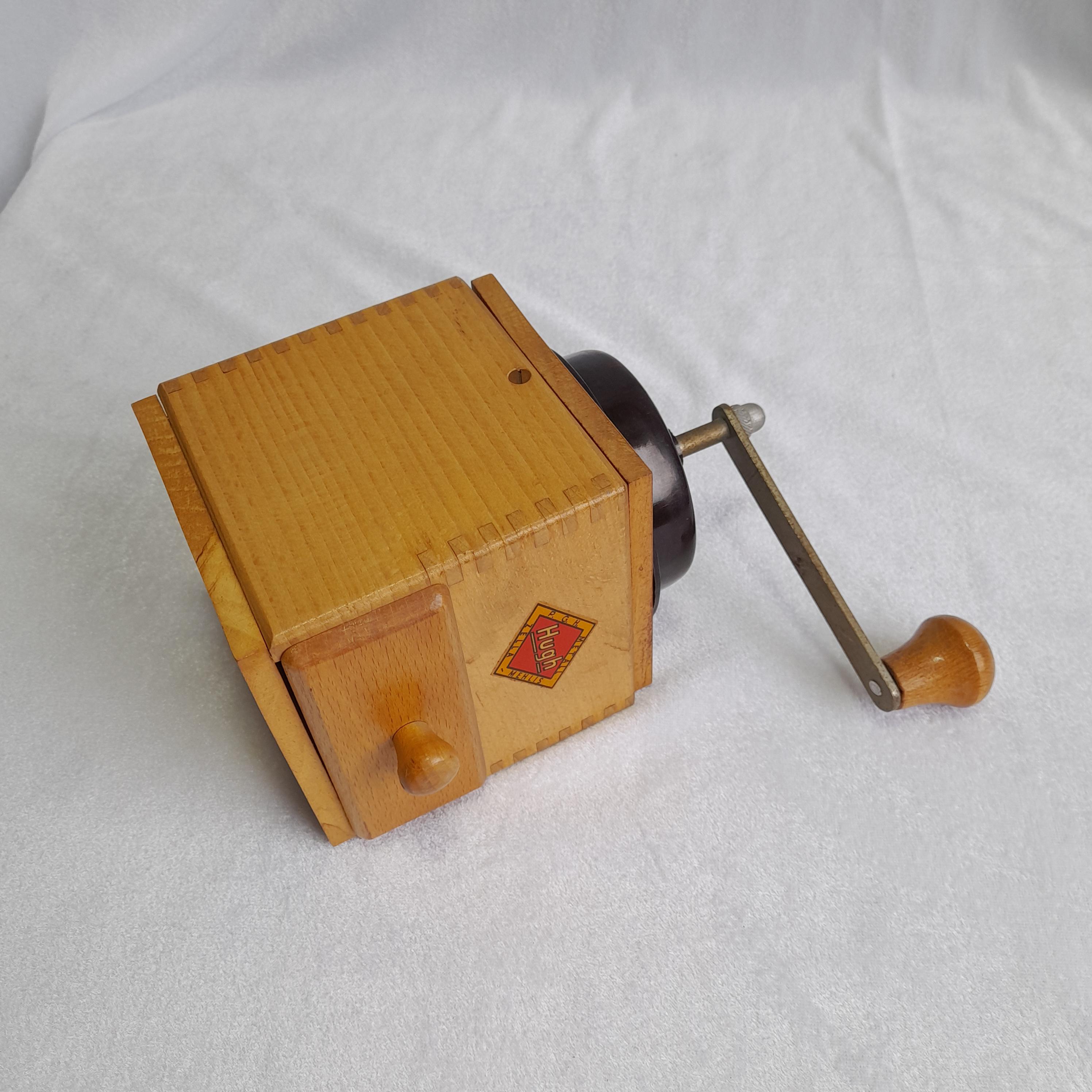 Hugh P.G.H. Zella-mehlis Wooden Coffee Grinder 1950s Vintage - Etsy