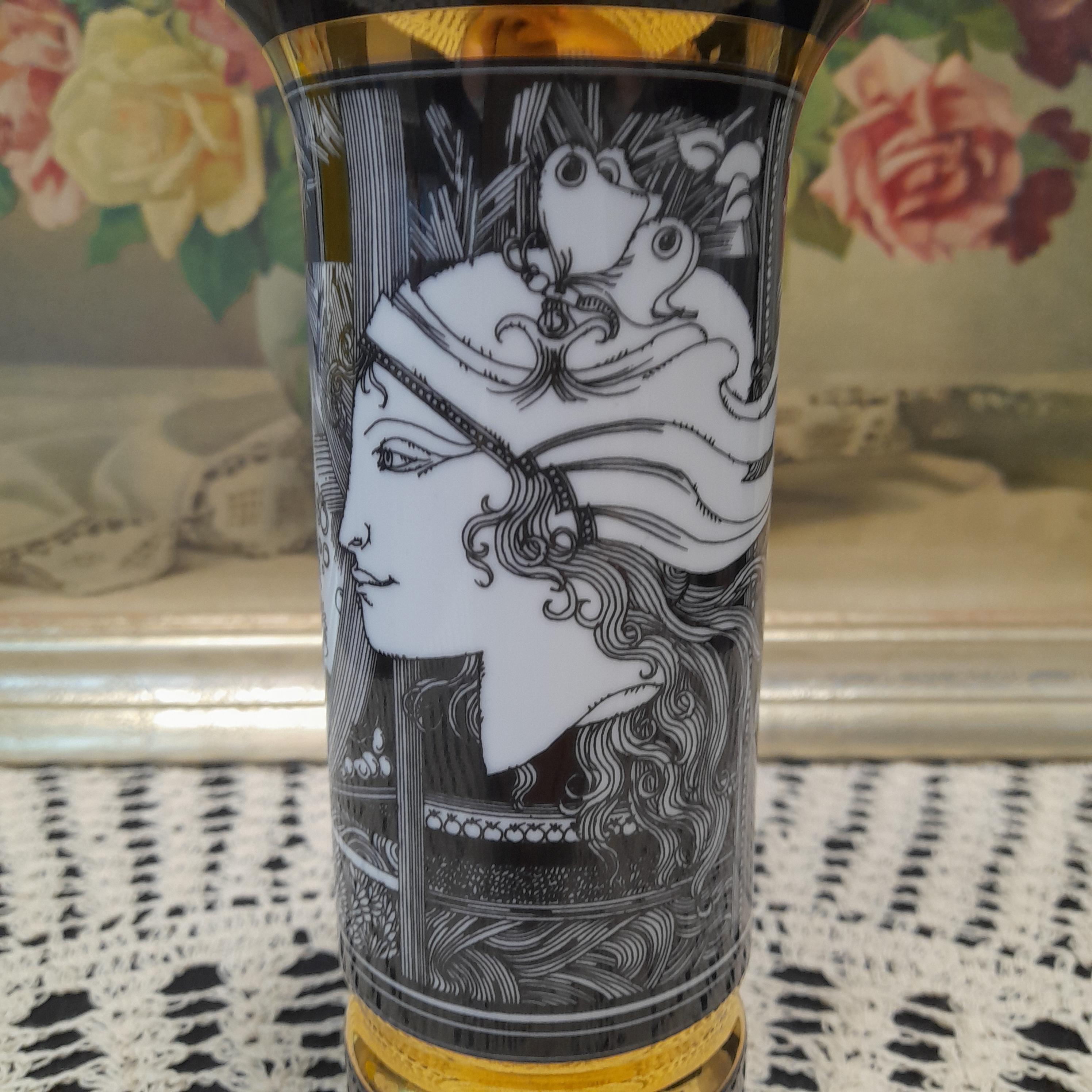 ヴィンテージ Hollohaza アールデコ花瓶 SZ-519 Endre Szasz Woman