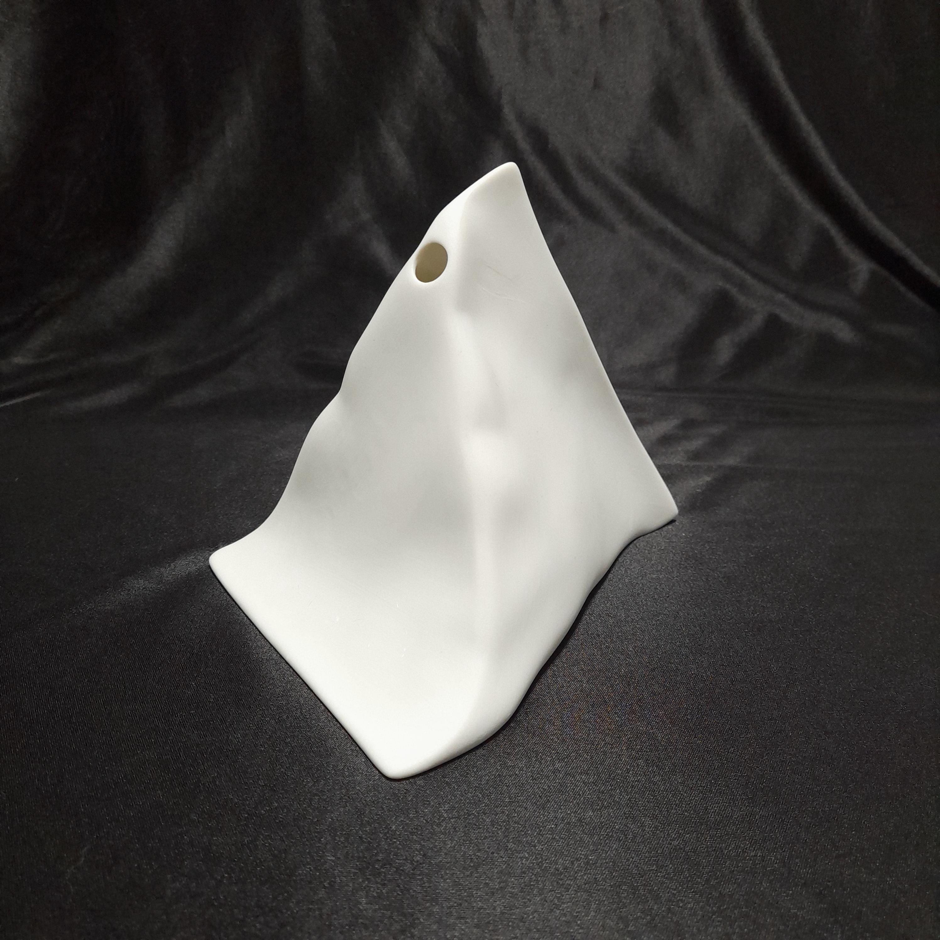 Rosenthal Bisque Porcelain Milk Carton Vase | Do Not Litter