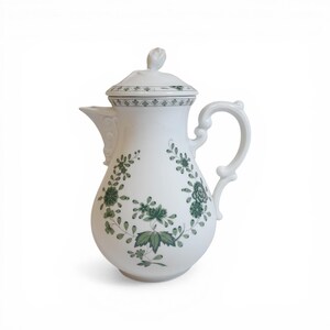 Hutschenreuther Cafetera Porcelana Blanco Verde Floral Maria Theresia Schlossgarten