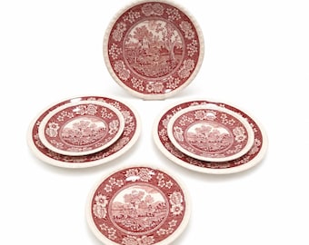 Vintage Villeroy & Boch Rusticana Saucer, Red Floral Plate - Etsy
