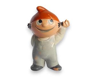 1978 ZDF Mascot Mainzelmannchen PVC Rubber Figurine Germany - Etsy