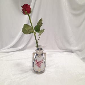 Vintage Royal Dux Bohemian Czech Art Nouveau Style Porcelain Vase