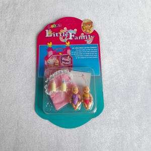 Petra Little Family Dolls – Kenner – Vintage 90s – New in Blister – Twin Baby Dolls – Rare