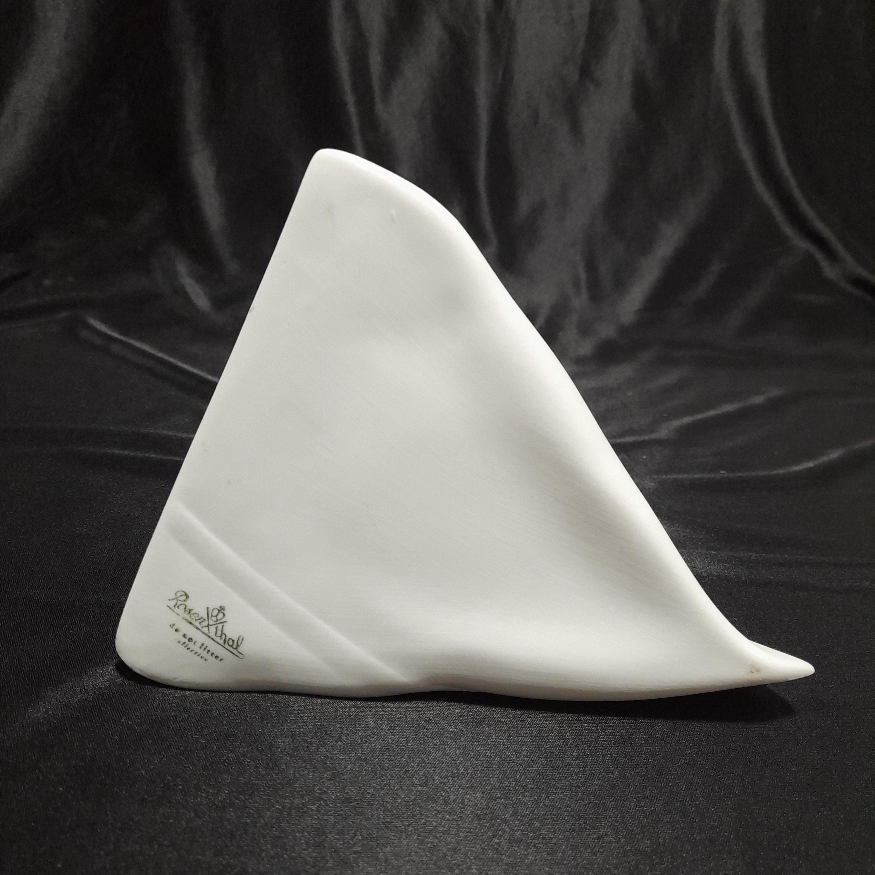 Rosenthal Bisque Porcelain Milk Carton Vase | Do Not Litter