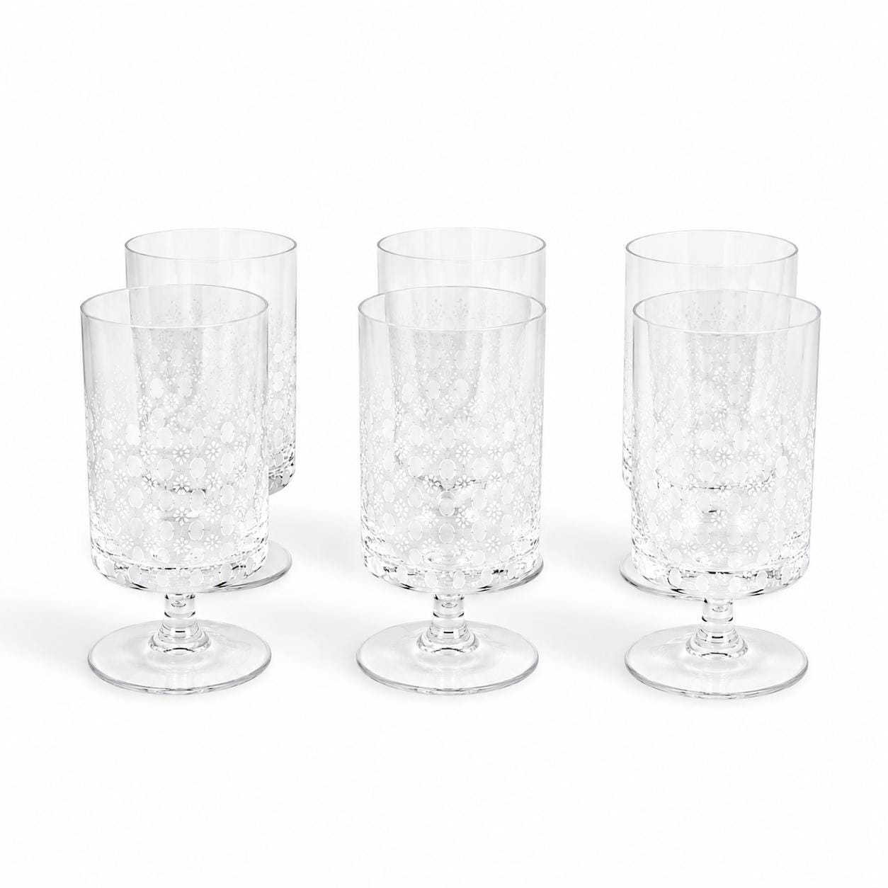Rosenthal Romance Wine Glasses Crystal Stemware Set Germany