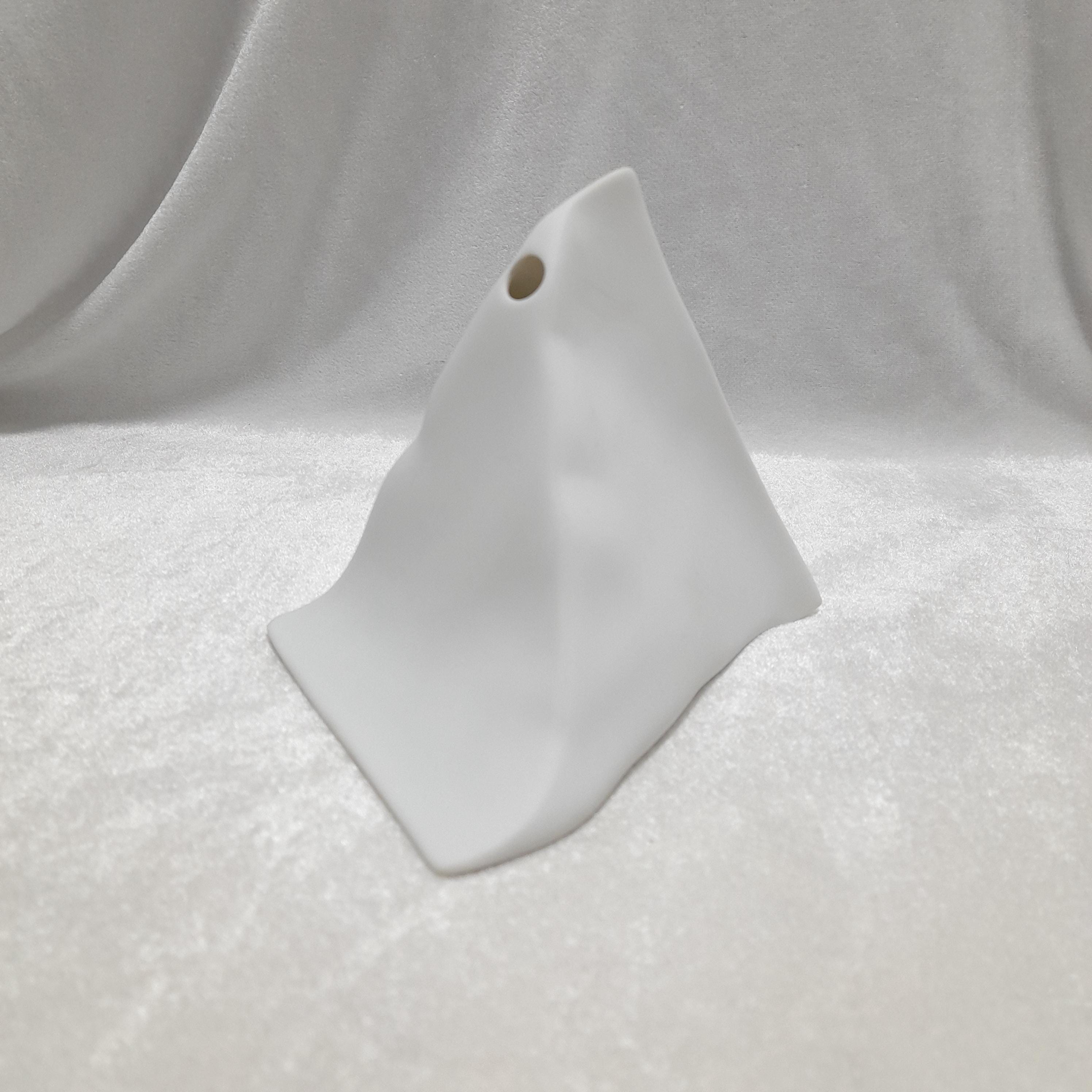 Rosenthal Bisque Porcelain Milk Carton Vase | Do Not Litter