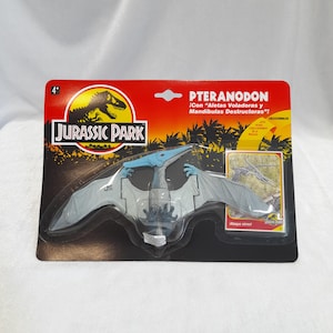 Vintage Jurassic Park/World – Pteranodon Figure – Kenner 1993 – New in Blister –  Collectible – Spanish Card – Series 1