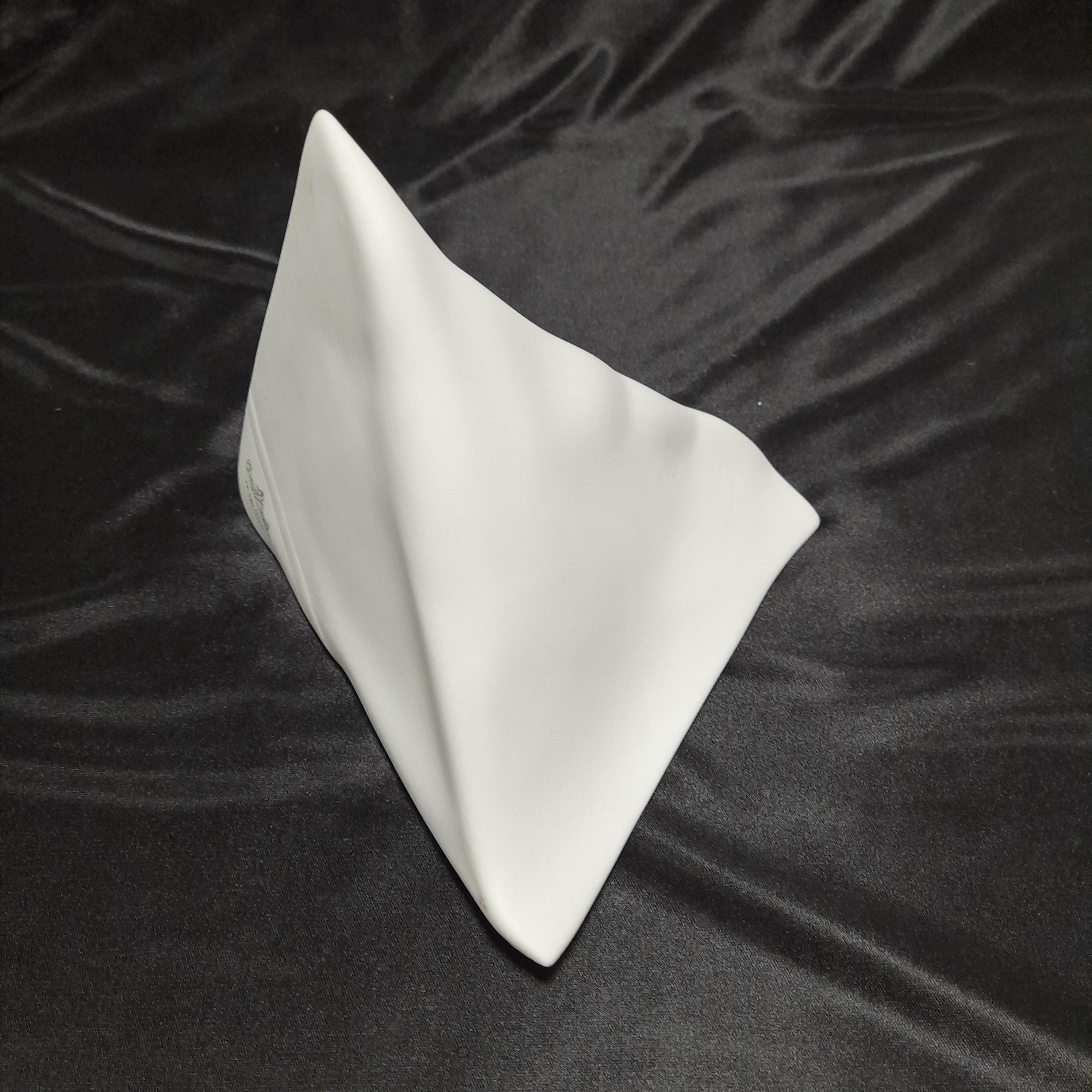 Rosenthal Bisque Porcelain Milk Carton Vase | Do Not Litter