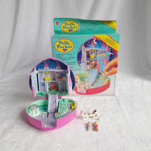 Vintage 1992 Polly Pocket Starlight Castle Playset – Bluebird – 100% Complete – Original Box, WORKING LIGHTS
