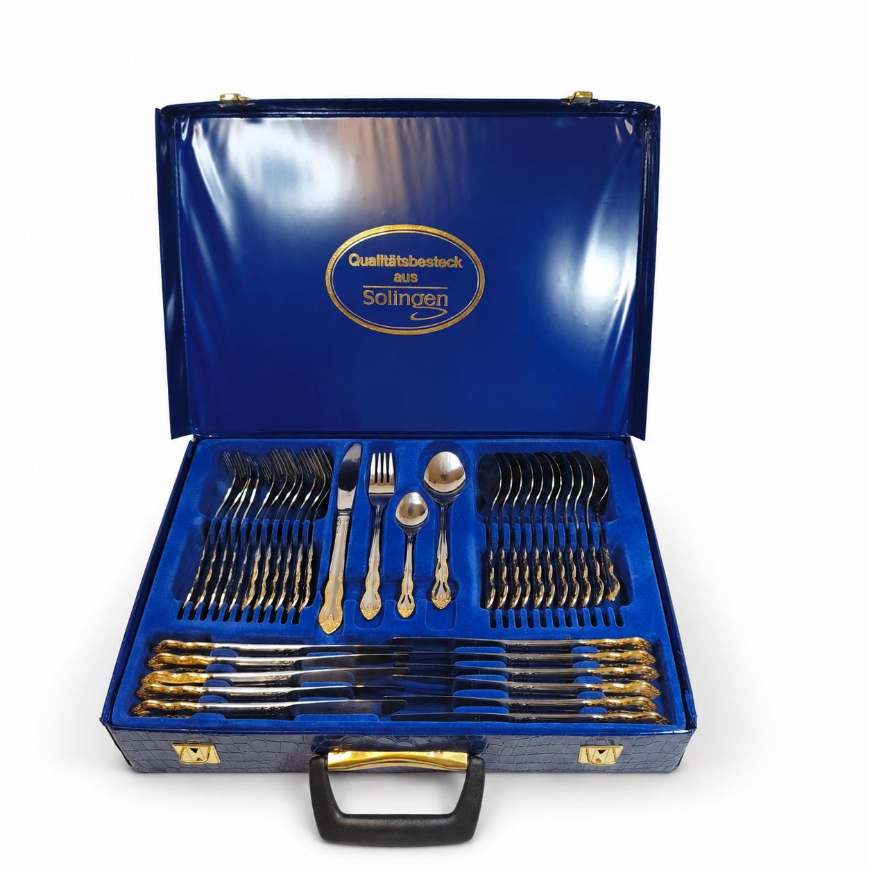 Sambonet・Solingen アンティークカトラリーセット Solingen gold set - Etsy 日本