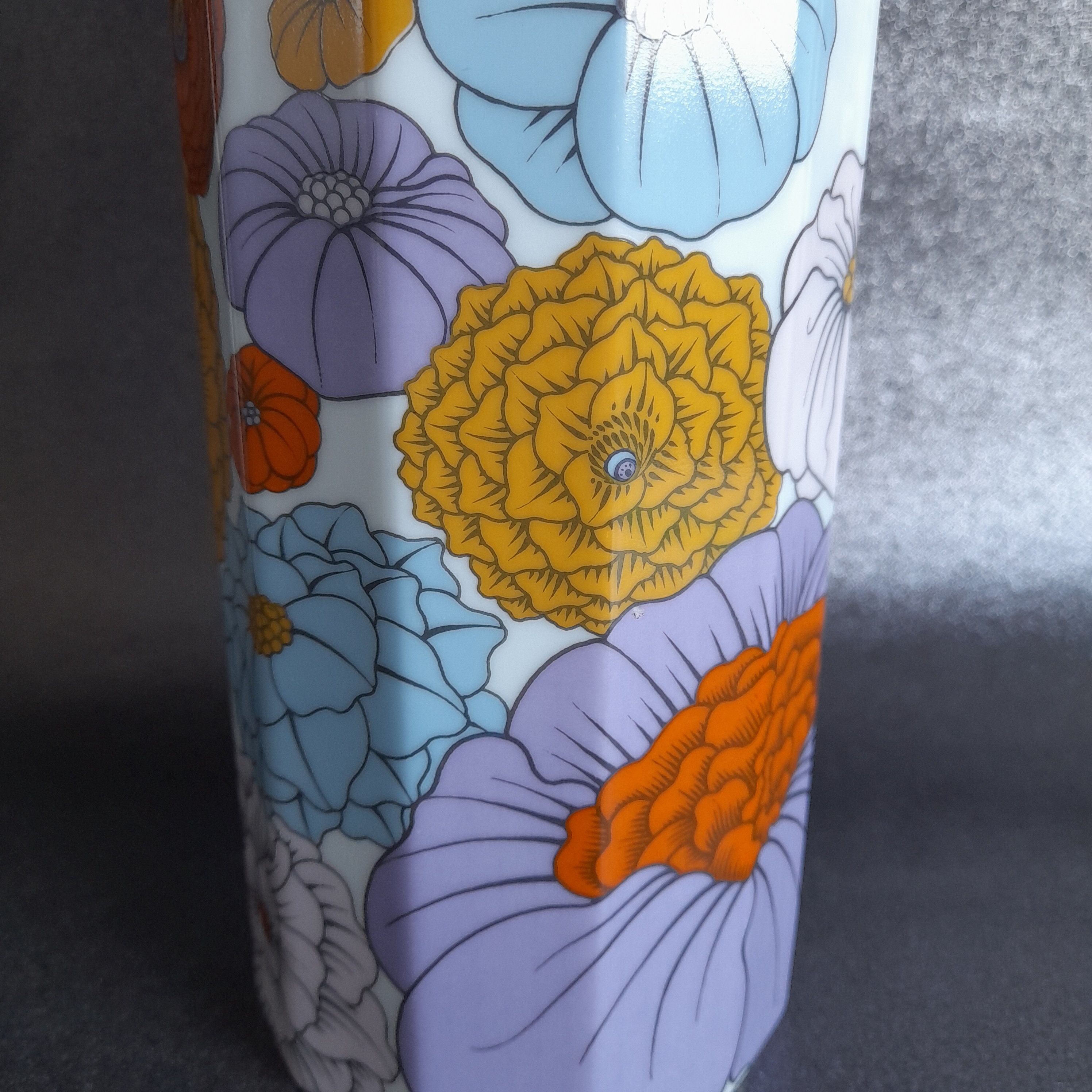 Rosenthal Studio Linie Polygon Patras Vase, Tapio Wirkkala Flower