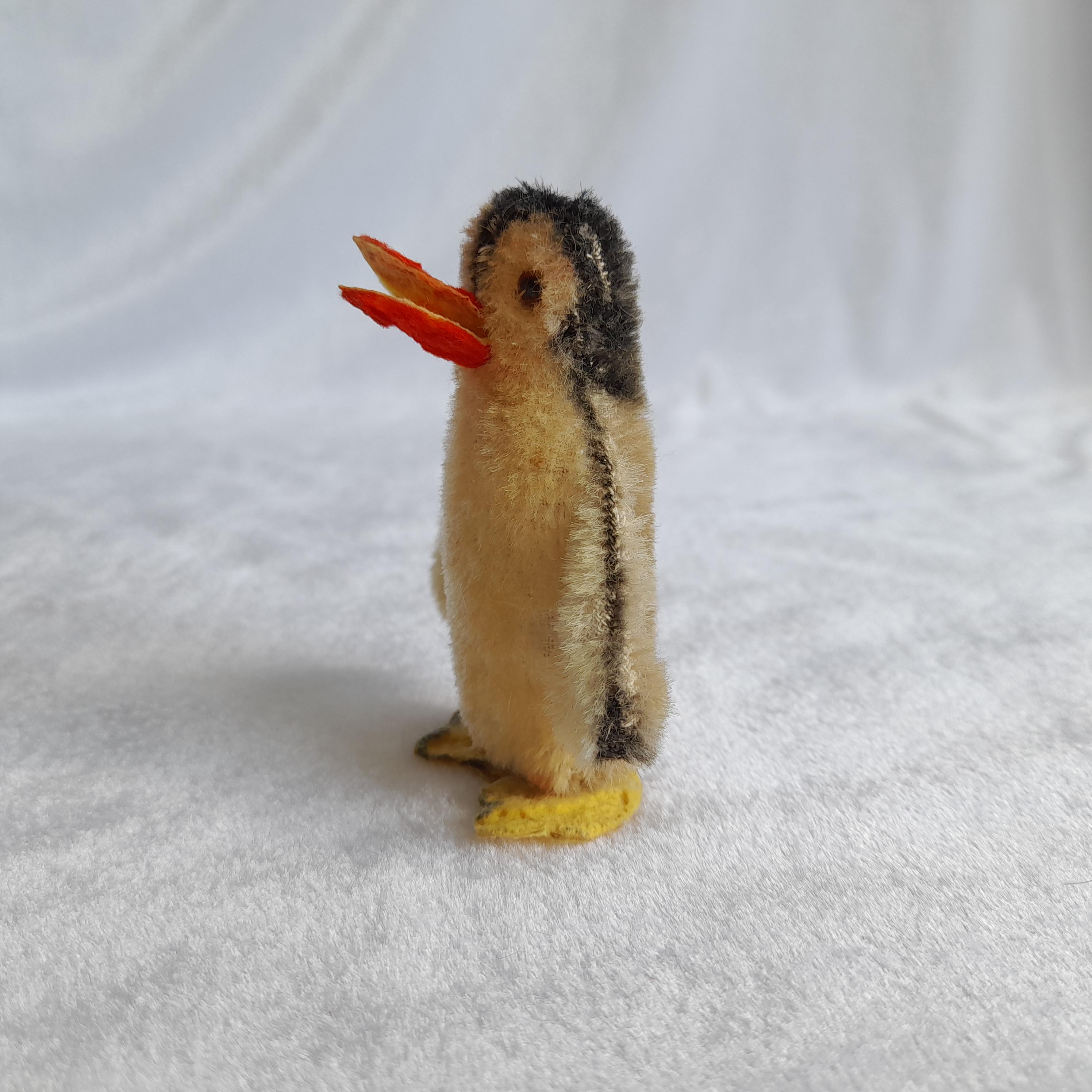 モヘア製ペンギンぬいぐるみ シュタイフスタイル ドイツ製