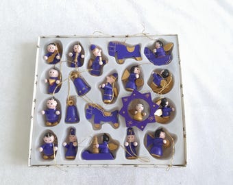 エルツ山地のクリスマスオーナメント：ドイツの木製ホリデー