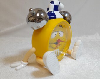 M&m's Alarm Clock Plastic Yellow Novelty Character Vintage - Etsy