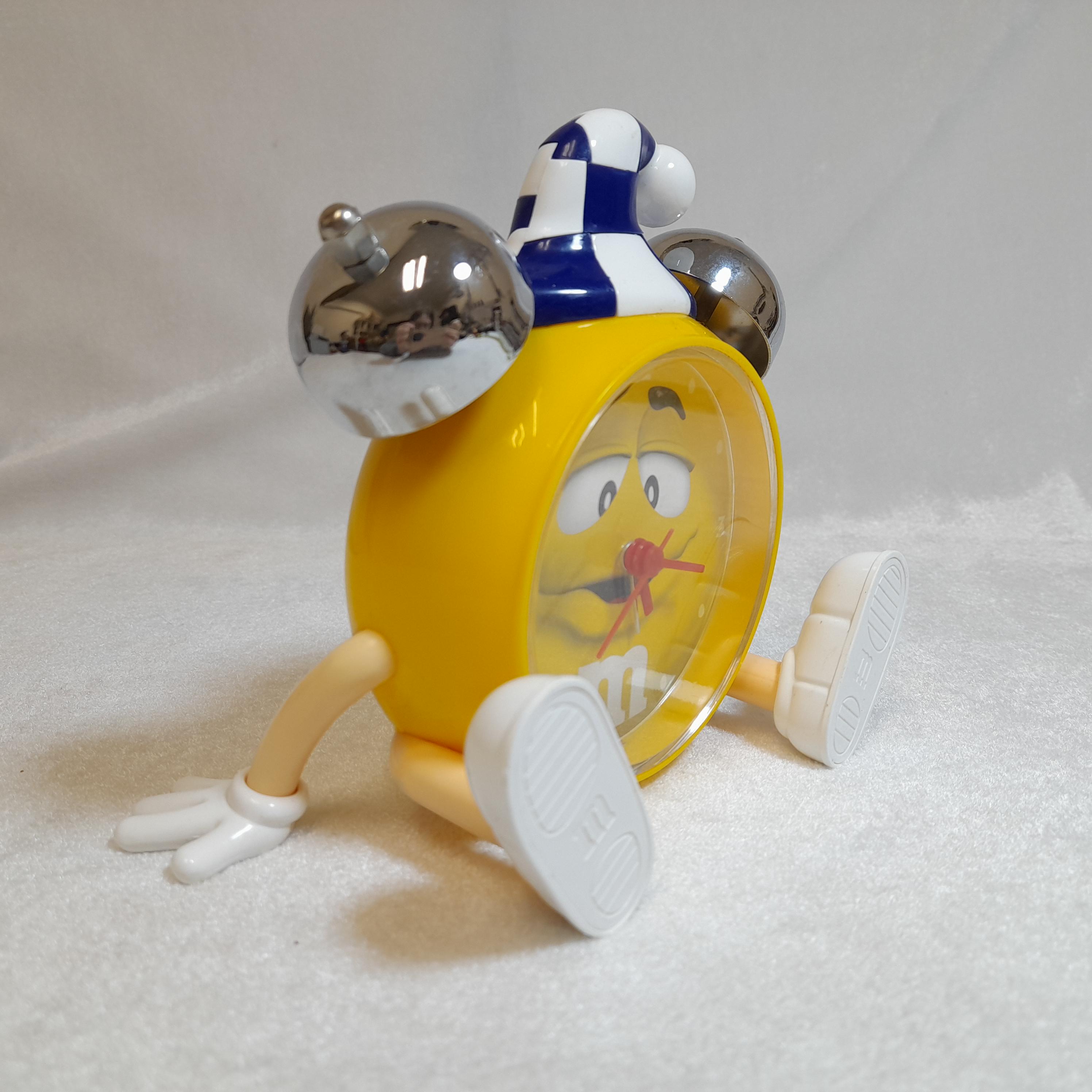 M&m's Alarm Clock Plastic Yellow Novelty Character Vintage - Etsy