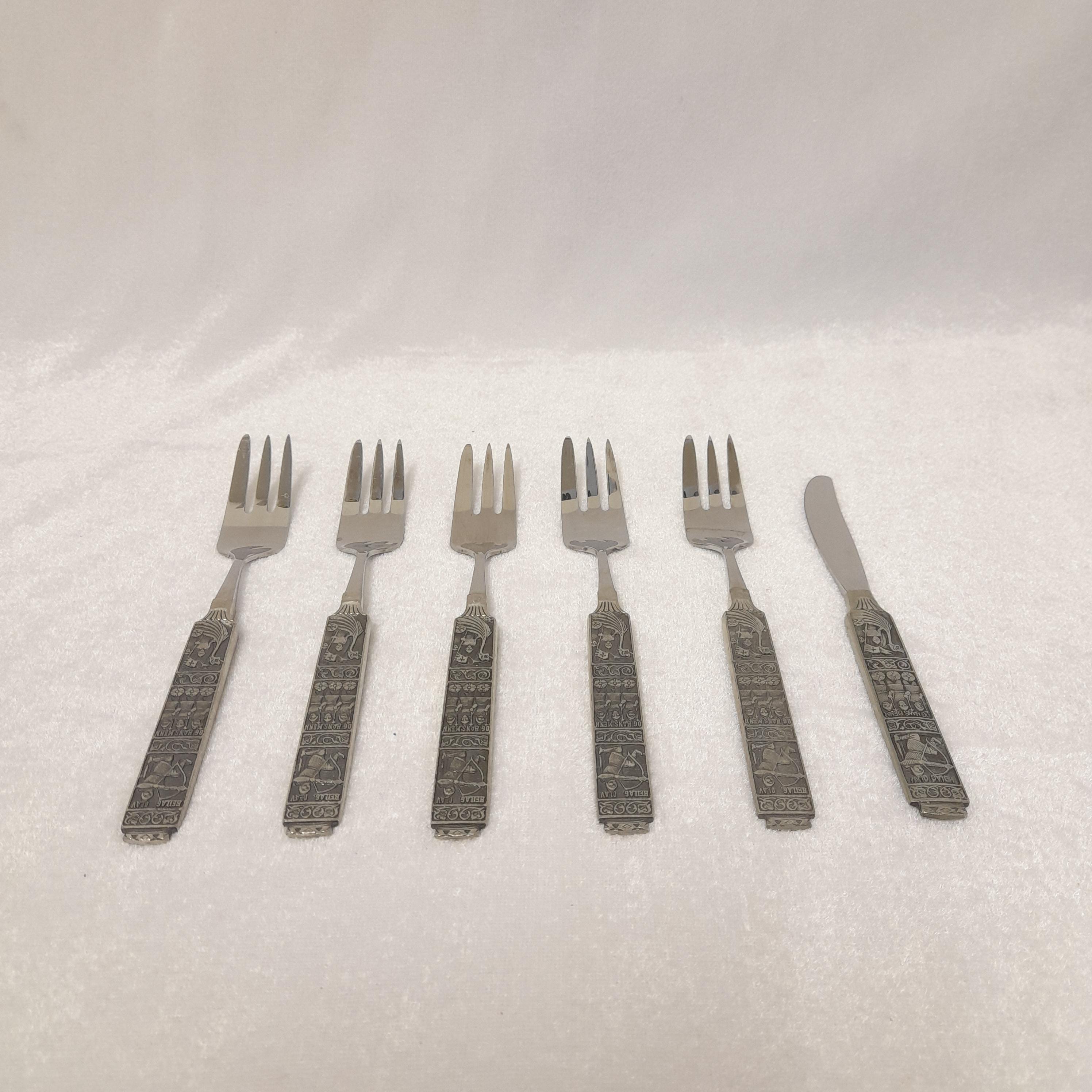 Konge Tinn Norwegian Pewter Flatware - Etsy