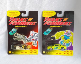 Transformers G2 GoBots Turbo-Transfo sellados de 1995: Mirage o Soundwave