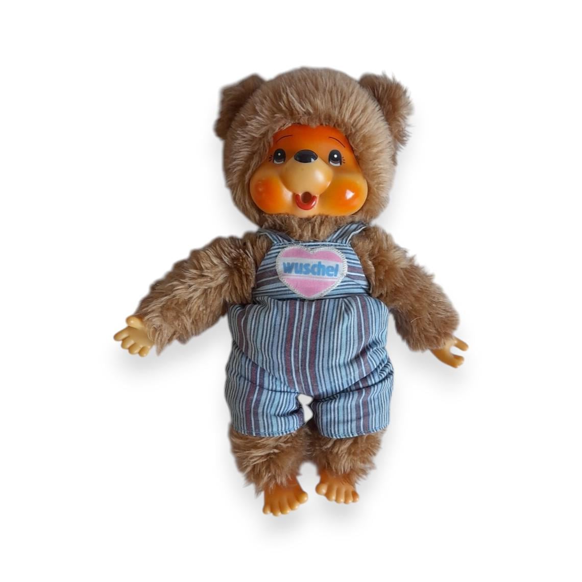 Monchhichi Wuschel Bear Japanese Vintage Collectible Plush Doll - Etsy