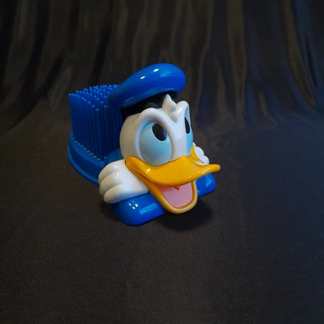 Vintage Herlitz Donald Duck Butler, Pen Holder Desk Organizer Letter ...