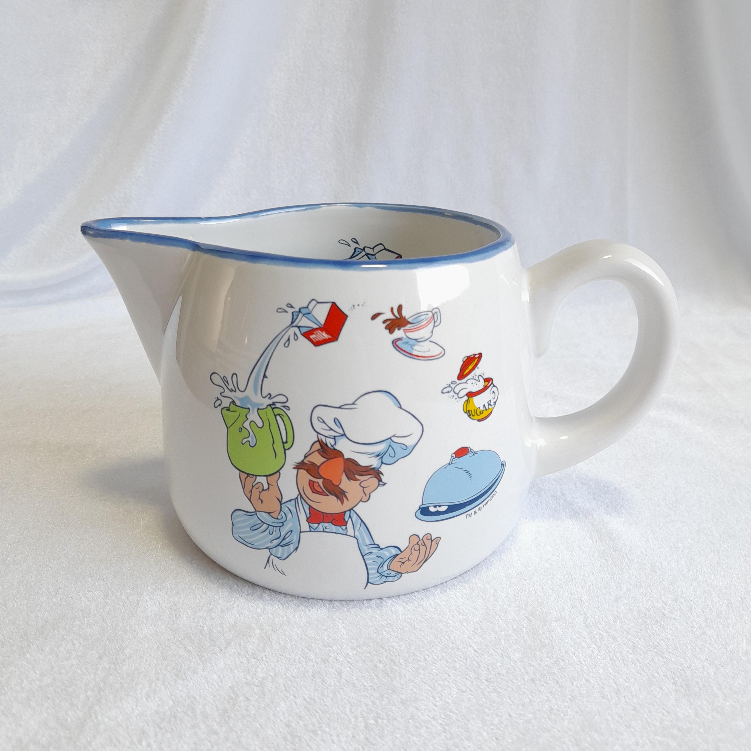 ヴィンテージスウェーデンシェフマグ：マペットのセラミックジャグ