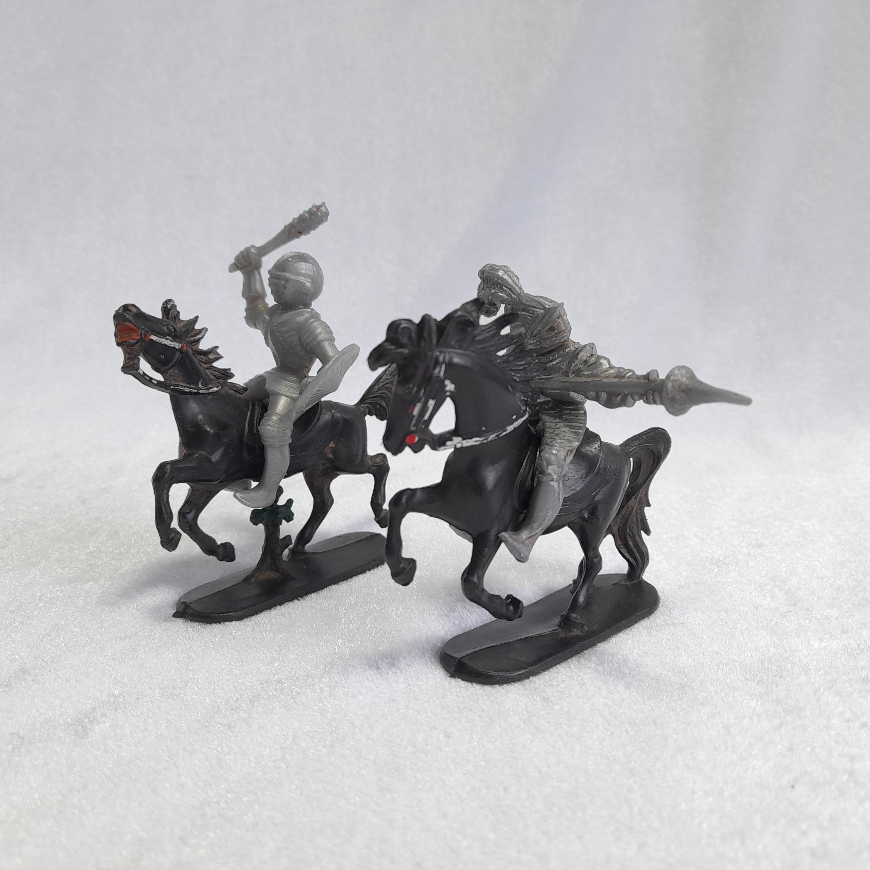 ヴィンテージ ヘフラー 中世騎士セット：西ドイツ製プラスチック