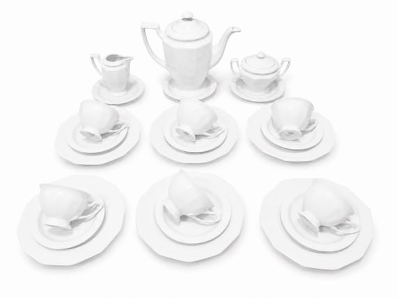 Rosenthal Maria Classic Rose Tee- und Kaffeeservice, 24-teilig