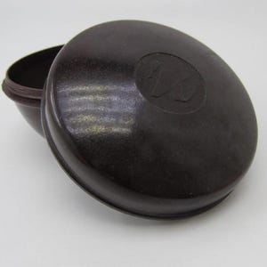 Vintage Red Bakelite box for Cosmetics n.p. Bratislava, shaving cream