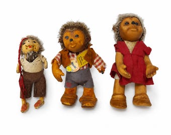 1950年代 シュタイフ社製 メッキー ハリネズミのぬいぐるみ人形 7