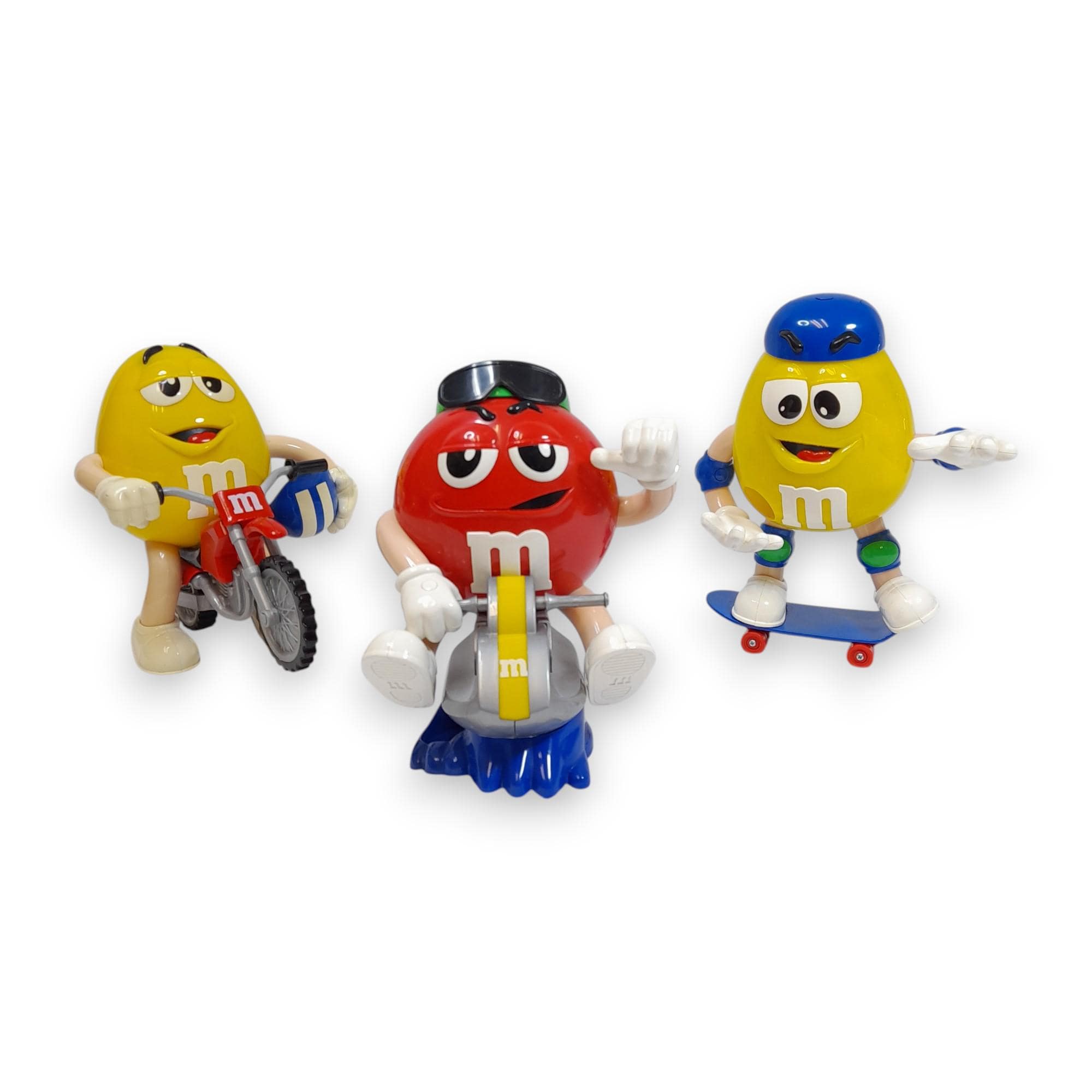 M&m's Character Figure Plastic Sports Display Collection Scooter