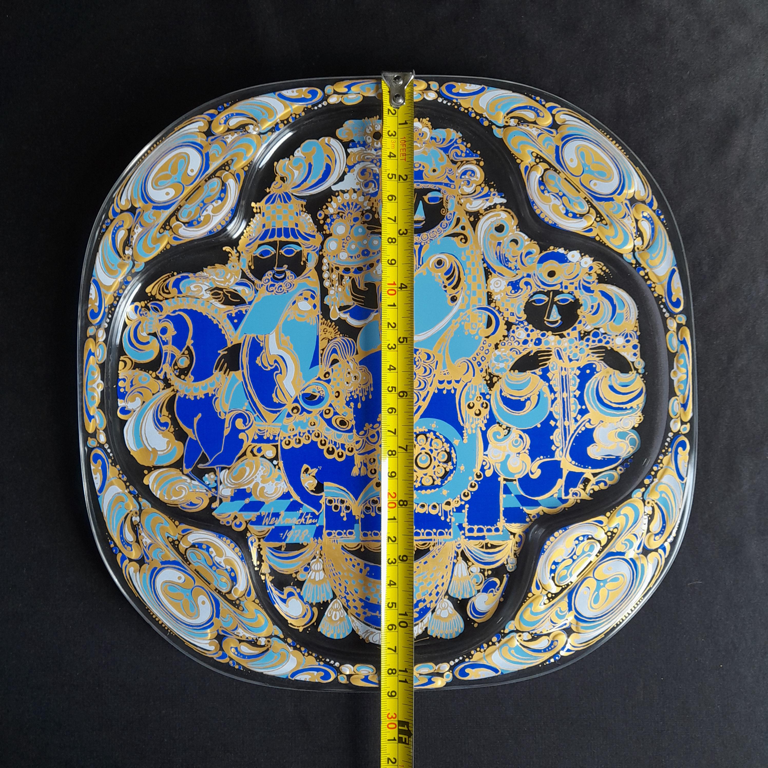 ヴィンテージ 大型クリスマス ウォールプレート Rosenthal Studio