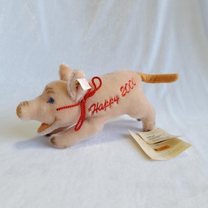 Steiff Pig Happy 2000 – Limited Edition Plush Piglet – Steiff 035197 with Tags, like new